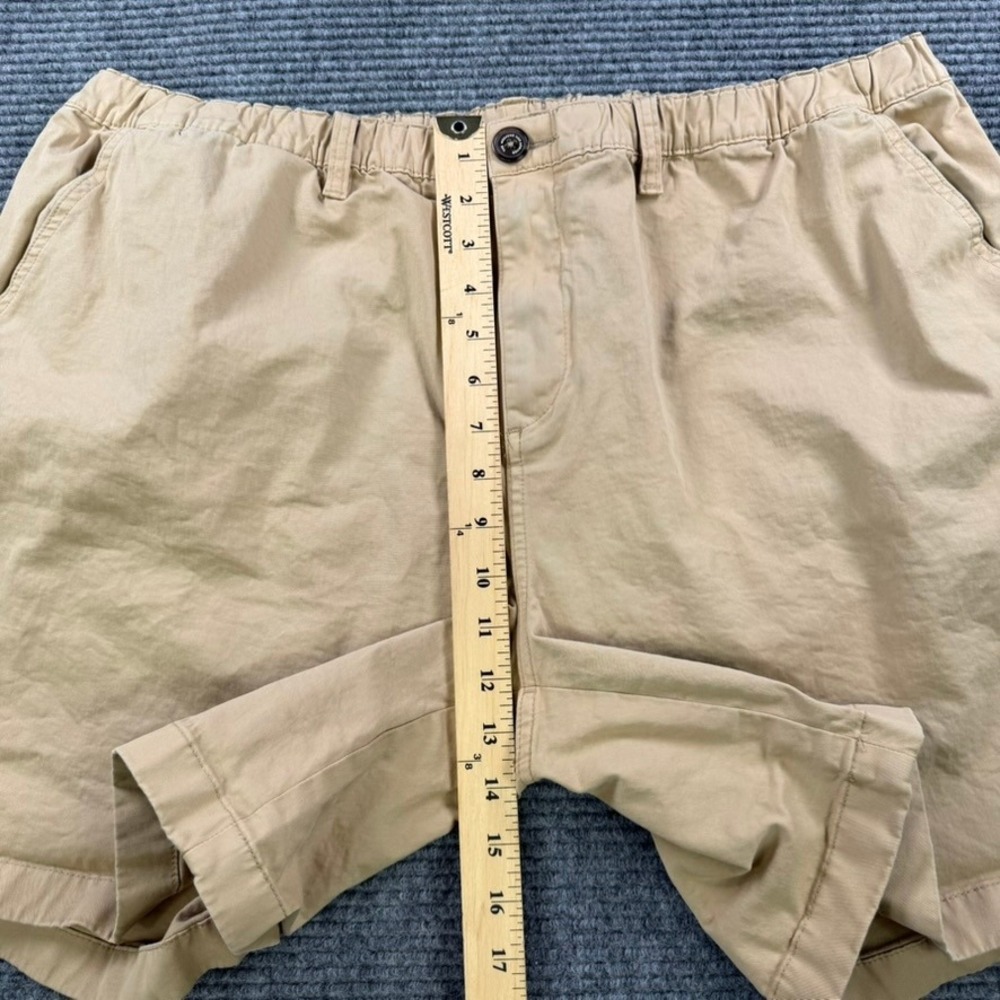 Chubbies Originals Twill Shorts Mens XXL Khaki Tan 7" Inseam Stretch Golf Active - Picture 11 of 14